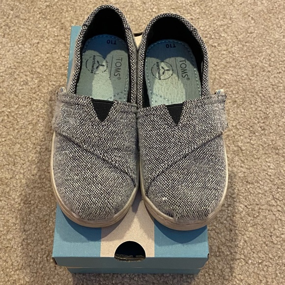 Toms Other - EUC black heathered Toms
